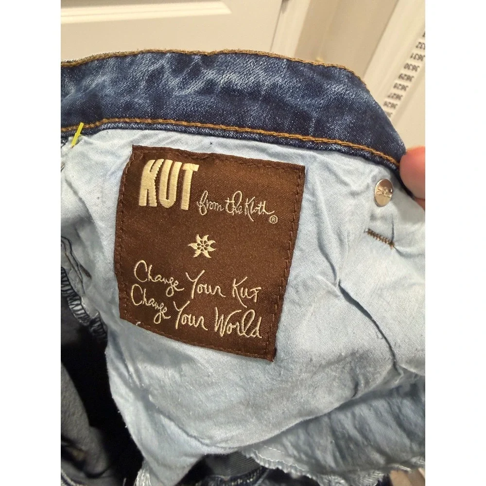 Kut from the Kloth Women Jeans Amy‎ Ankle Straight Leg Blue 24W